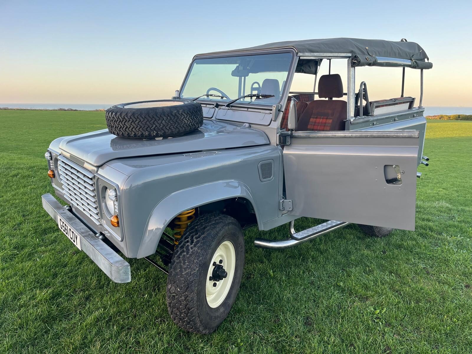 Side profile at sunset