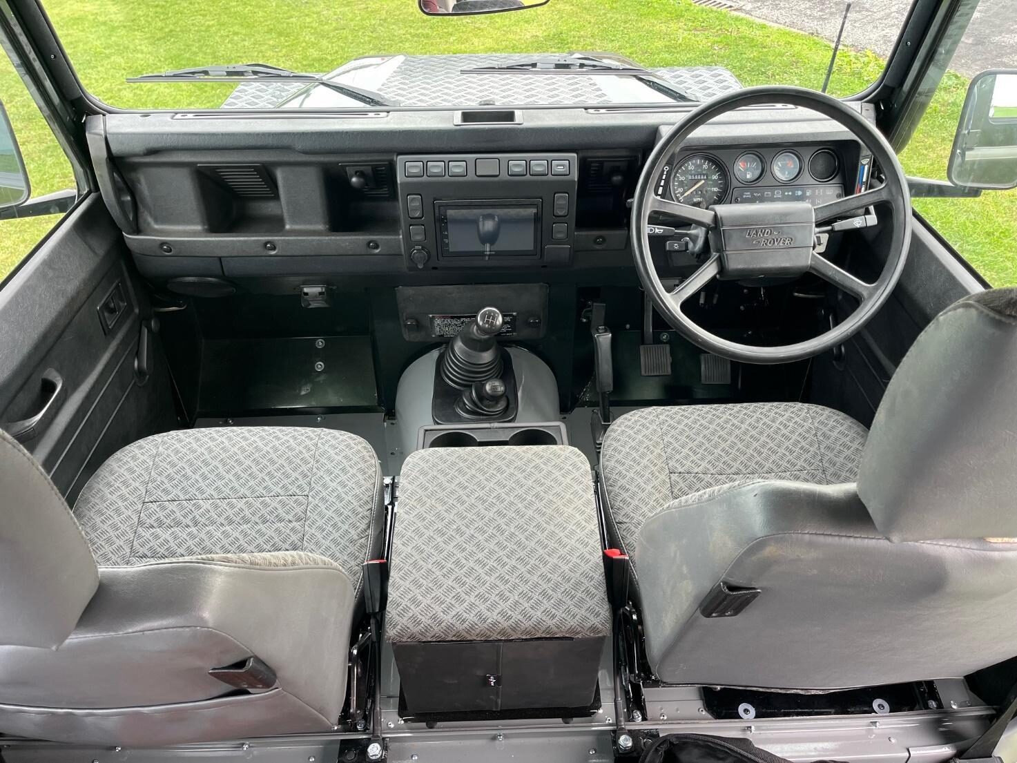 Front seats and dashboard